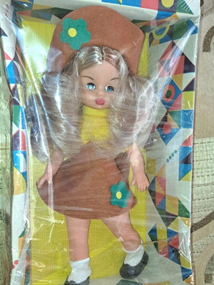 Vintage 70s Lizaki doll new in box