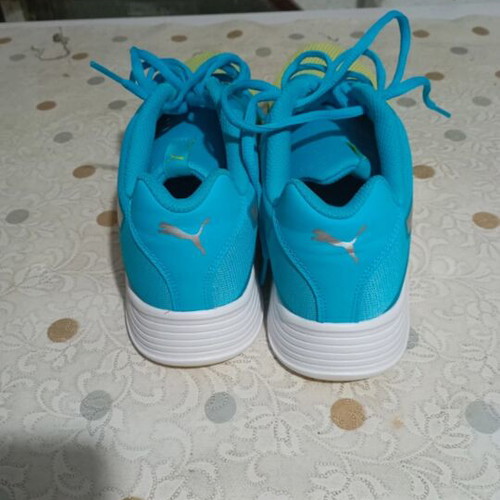 Puma shoes new, yellow and turquoise, size 44, athletic