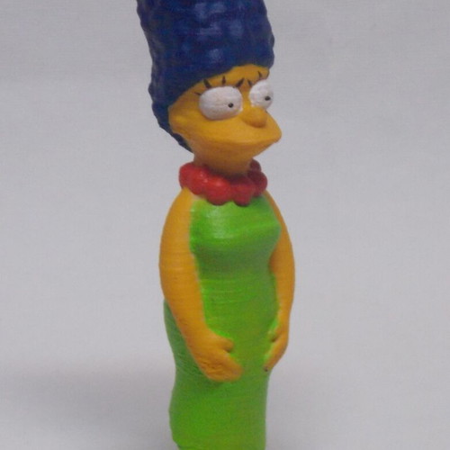 The Simpsons figure like new, hand-painted with acrylics
