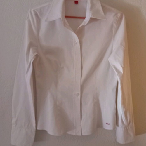 Esprit white shirt with stretch, like new, size M