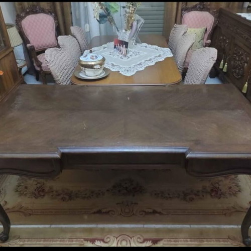Solid Walnut Desk with Chair