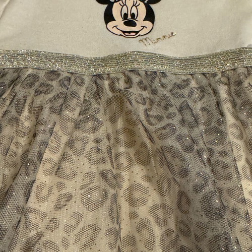 Disney dress new with gold details on tulle