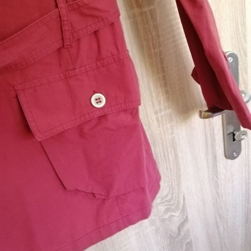 Selestino trench coat size S used, burgundy