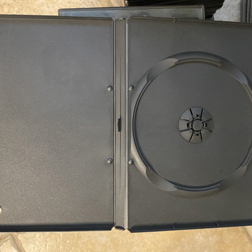 DVD cases pack of 82 like new, single black