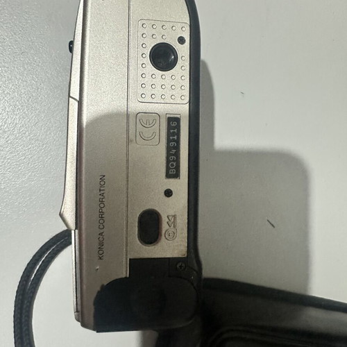 Konica Pop BF-120 camera used, 35mm film compact point-and-shoot