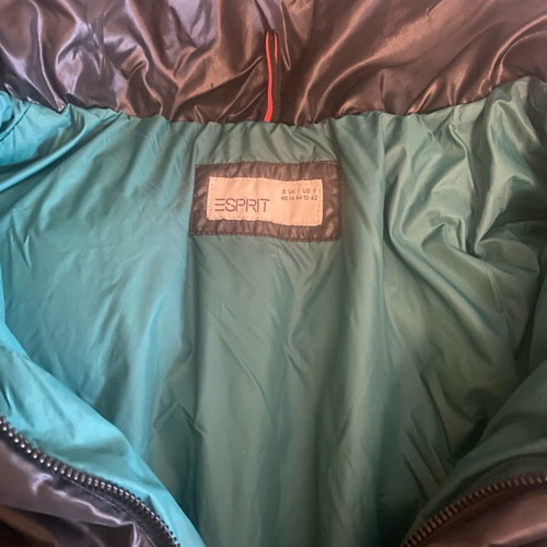 Esprit down jacket used, black, size M