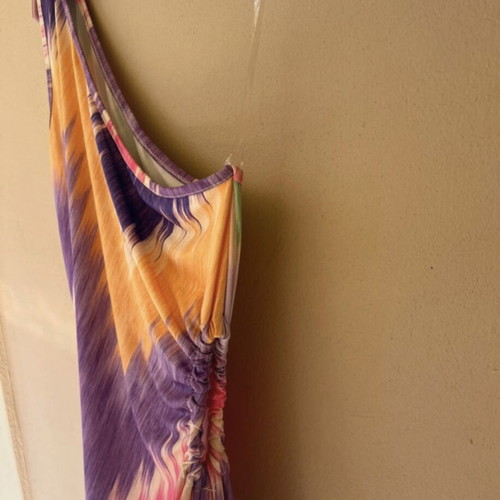 Dress colorful summer new