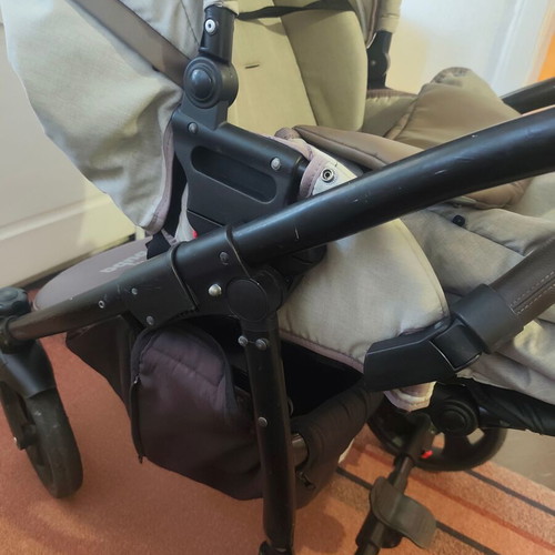 Buba Estilo 3-in-1 baby stroller used, beige