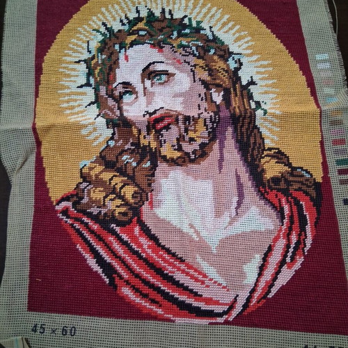 Embroidered Cross Stitch Frame Set with DMC Thread New