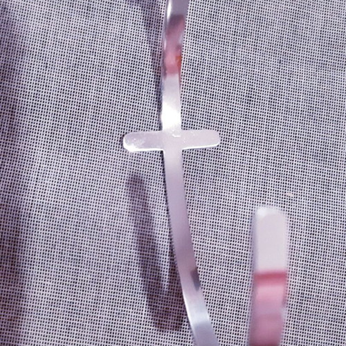 Cross cuff bracelet stainless steel