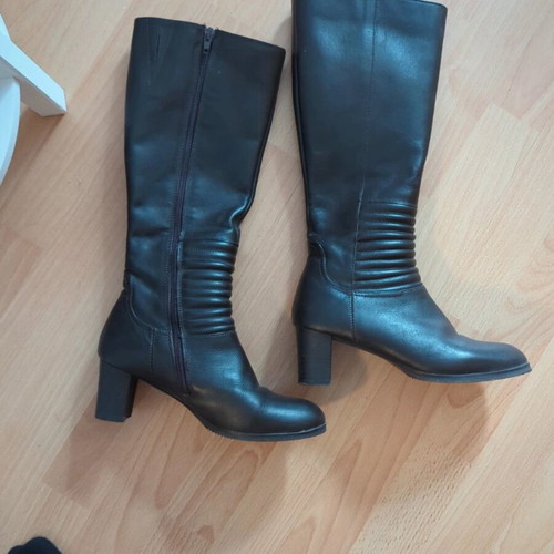 Peter Kozina leather boots size 37 like new, dark brown