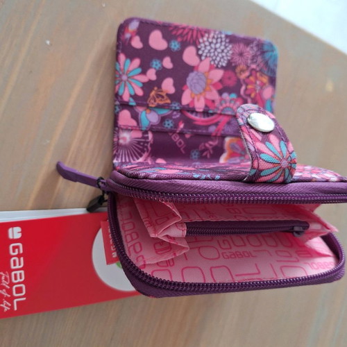 GABOL Wallet 12x10 new with 4 card slots and coin compartment