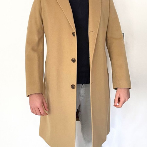 Brooks Brothers wool coat beige like new