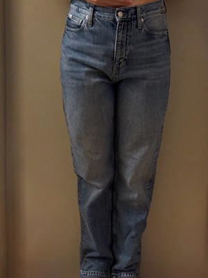 Calvin Klein boyfriend style pants like new size 36 blue