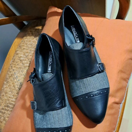 Evangelia Drosi low shoes new, size 38, black