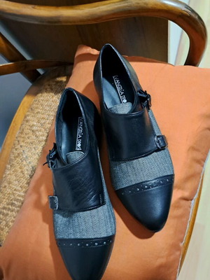 Evangelia Drosi low shoes new, size 38, black