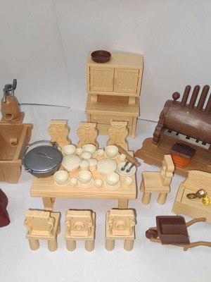 Disney Simba vintage μινιατούρες επίπλων και αξεσουάρ από το σπίτι των 7 νάνων