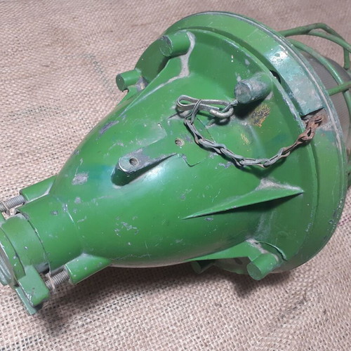 Ship Shelter Lantern used, Soviet 1978, vintage industrial