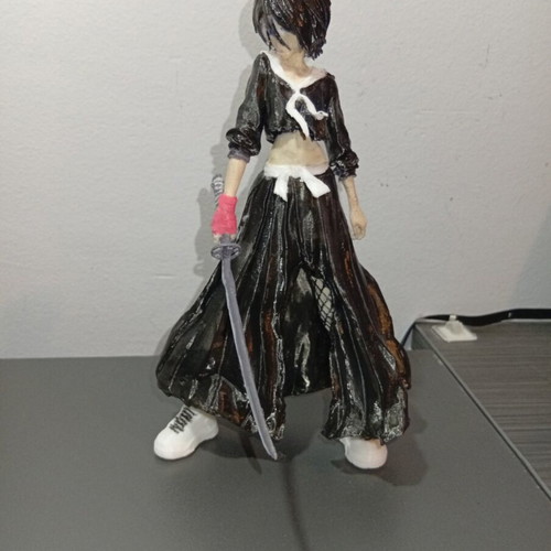 Rukia Kuchiki Bleach figure like new, hand-painted, 20cm