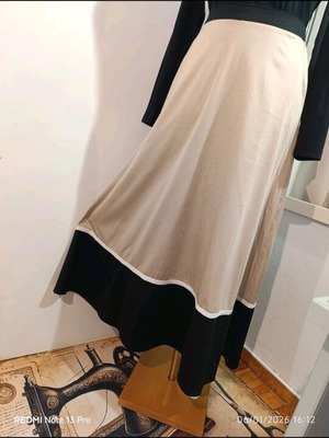 Maxi skirt DAY like new, cotton fabric, 1 meter length