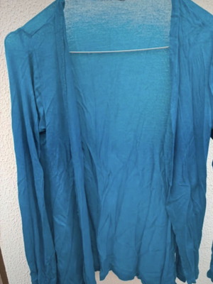 Thin cardigan used, blue, size M