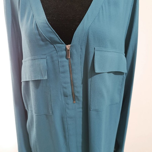 Long blouse like new, dark petrol, size XXL