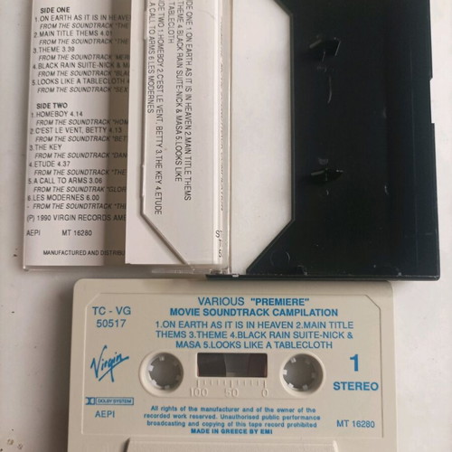 Various The Premiere Movie Collection cassette like new