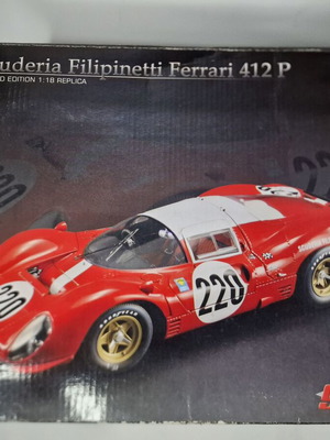 GMP Scuderia Filipinetti Ferrari 412P Metal Model 1:18 New