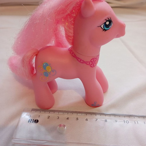 My Little Pony G3 Pinkie Pie figure used, 2007 Hasbro 25th Birthday Celebration