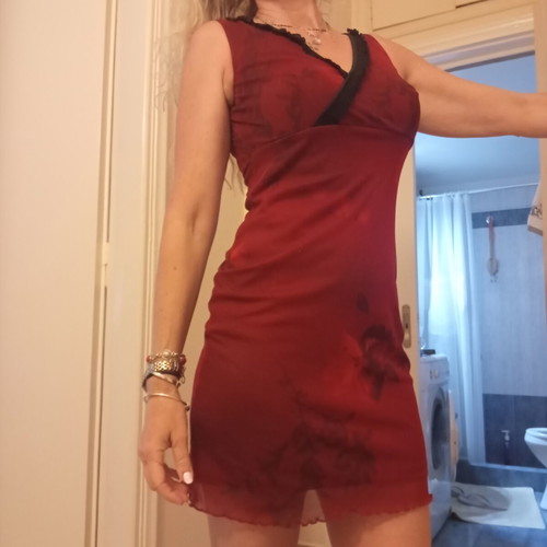 Heline dress like new, burgundy, size S