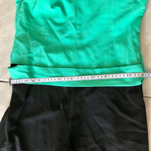 One-piece jumpsuit like new, black and green, size L