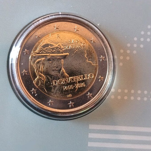 Collectible 2 euro coin San Marino 2016 Donatello new in blister