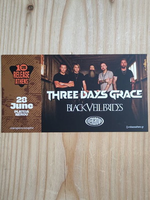 Three Days Grace Concert Ticket 28/6/2026, like new