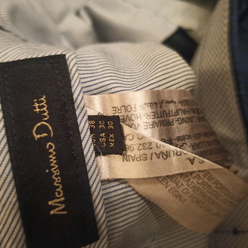Massimo Dutti suit used, blue, wool, size 36/38