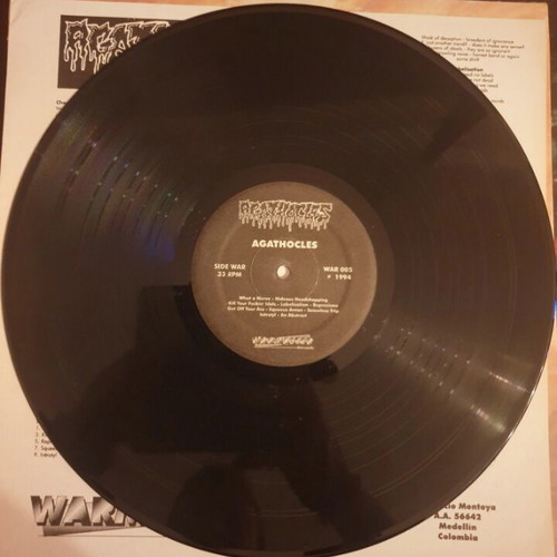 Agathocles / Averno Untitled / Signos del Tiempo split LP like new