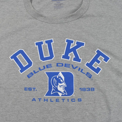 Russel Athletic DUKE Blue Devils T-shirt used, size XXL, gray