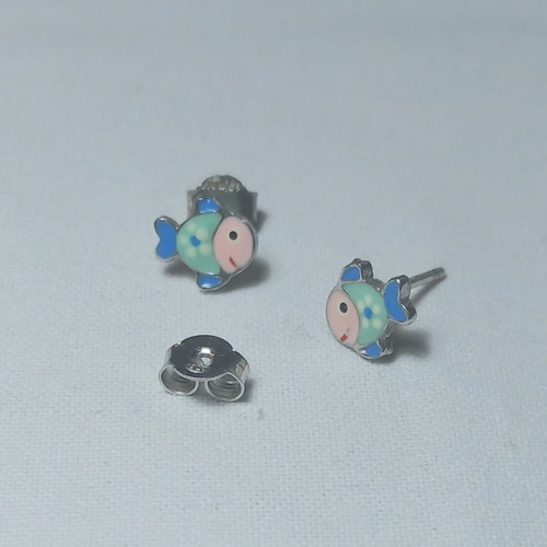 Silver earrings