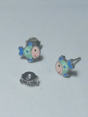 Silver earrings