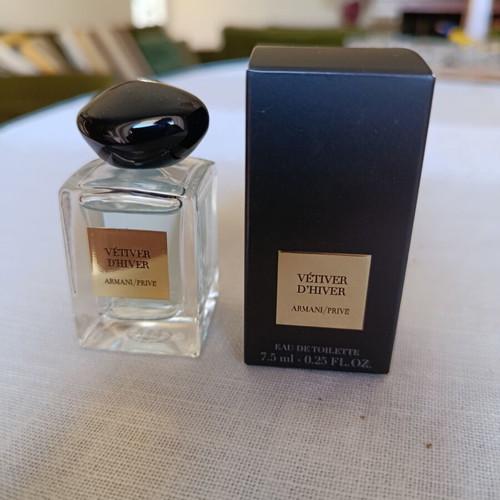 Vetiver d'Hiver Armani Prive mini perfume 7.5ml new