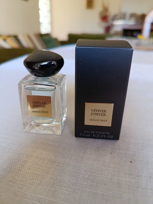 Vetiver d'Hiver Armani Prive mini perfume 7.5ml new