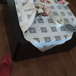 Coffee table with storage compartment