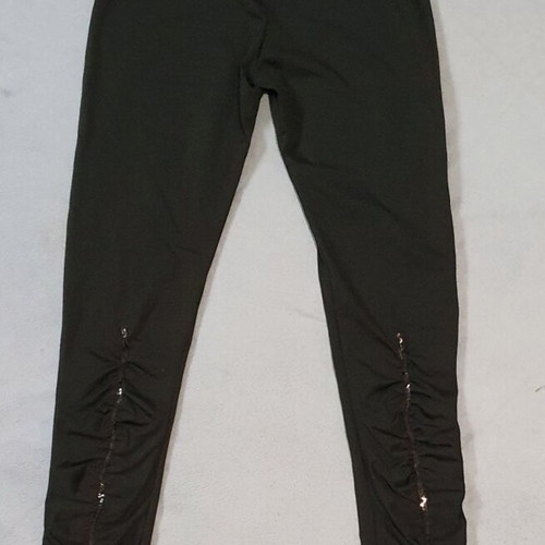 Brown leggings new with sequin details on back, one size