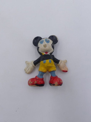Vintage Mickey Mouse figure Walt Disney vinyl 5 cm used