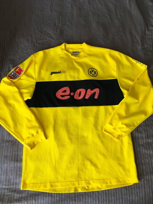 Borussia Dortmund Ewerthon Longsleeve Shirt used, retro jersey L