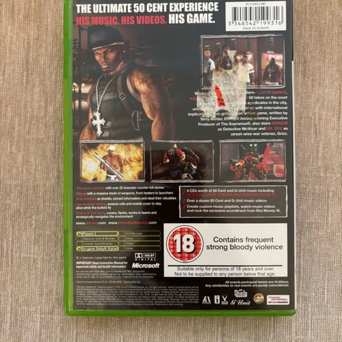 50 Cent Bulletproof Xbox Original used, English complete