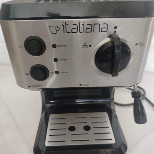 Gruppe Espresso Machine 1050W 20bar Pressure Inox CM4677 like new with coffee cutter gift