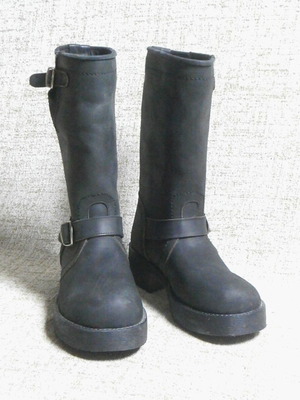 Vermacht leather boots new size 40 gray and blue