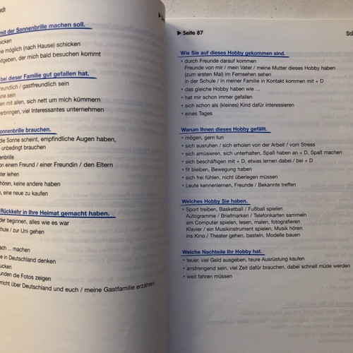 Zertifikat B1 pack of two books used for Goethe Institut exam