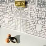 Silver ring with pink pearls used