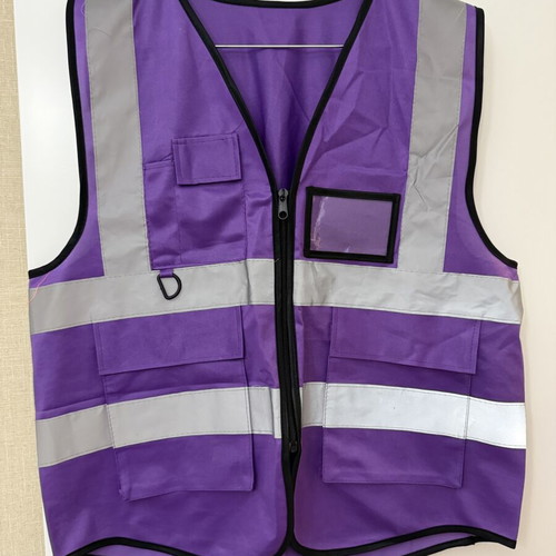 Reflective Safety Vest XL with Pockets new, blue